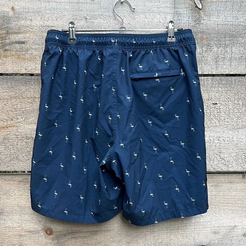 Goodfellow & Co. Men's Flamingo Print Swim Shorts